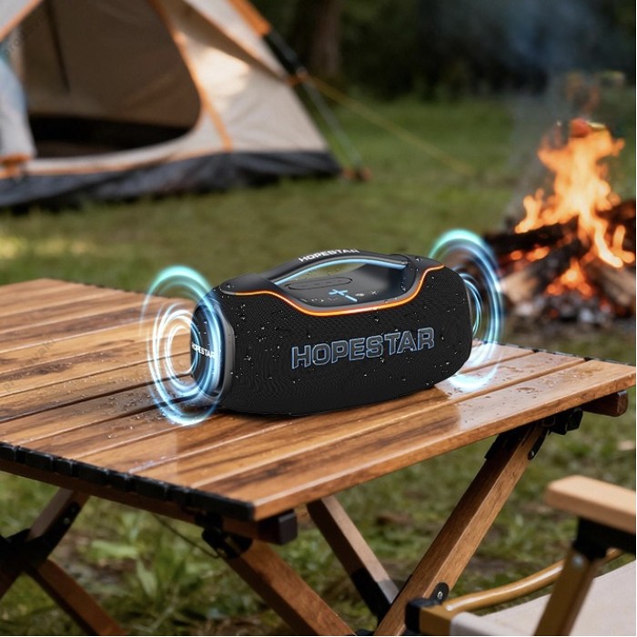 Портативна колонка Bluetooth Hopestar A80 mini 36W Black